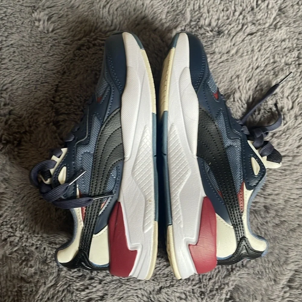 Puma Blue Sneakers, Size: 4/4C, Women's 5.5, UK 3, or a Euro 35.5